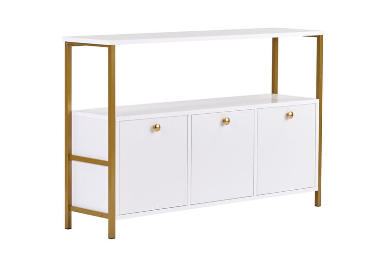 Hemani Konsolbord 120 cm - Vitt/guld - Möbler - Bord & matgrupp - Avlastningsbord & sidobord - Konsolbord & hallbord