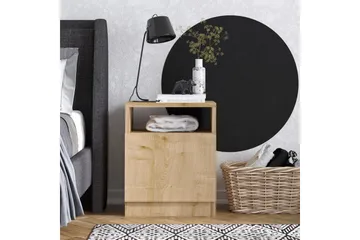 Heren Sängbord 40 cm - Valnöt - Möbler - Bord & matgrupp - Avlastningsbord & sidobord - Sängbord & nattduksbord