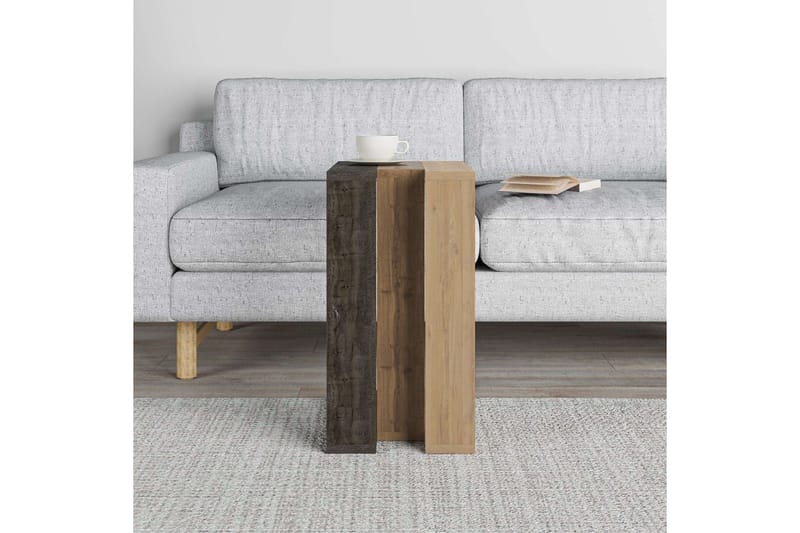 Hersilia Sidobord 30 cm - Brun - Möbler - Bord & matgrupp - Avlastningsbord & sidobord - Lampbord & sidobord