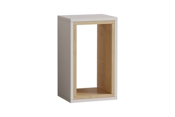 Hesper Sidobord 30 cm - Ek/Vit - Möbler - Bord & matgrupp - Avlastningsbord & sidobord - Lampbord & sidobord