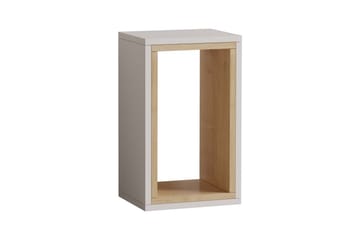 Hesper Sidobord 30 cm - Ek/Vit - Möbler - Bord & matgrupp - Avlastningsbord & sidobord - Lampbord & sidobord