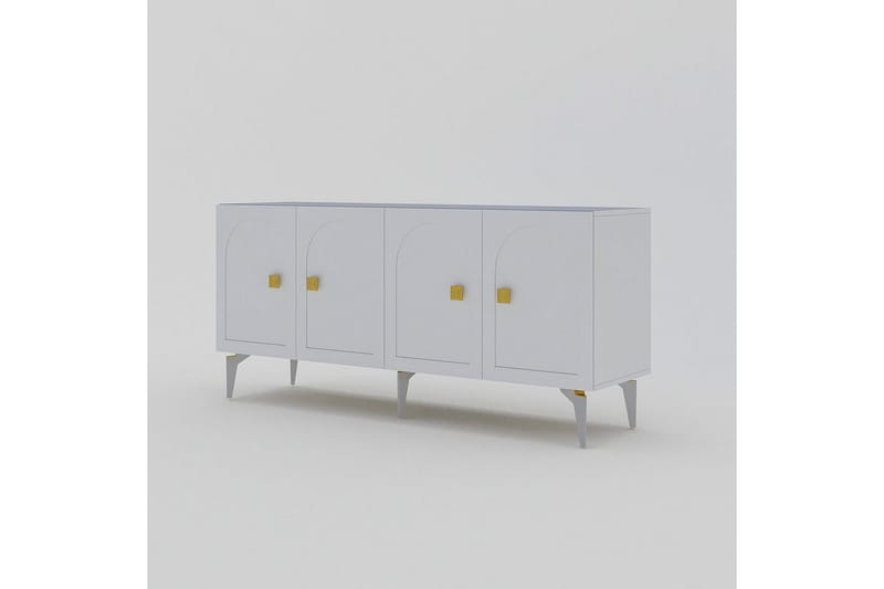 Hideaki Konsollbord 150 cm - Guld/Vit - Möbler - Bord & matgrupp - Avlastningsbord & sidobord - Konsolbord & hallbord