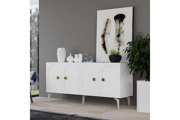 Hideaki Konsollbord 150 cm - Guld/Vit - Möbler - Bord & matgrupp - Avlastningsbord & sidobord - Konsolbord & hallbord