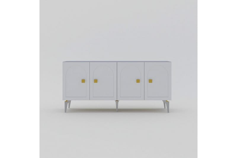 Hideaki Konsollbord 150 cm - Guld/Vit - Möbler - Bord & matgrupp - Avlastningsbord & sidobord - Konsolbord & hallbord