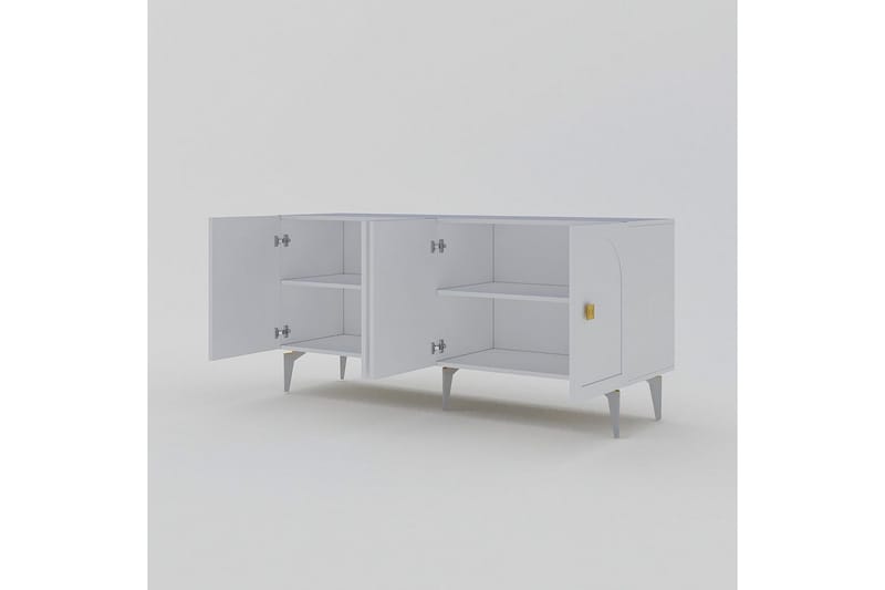 Hideaki Konsollbord 150 cm - Guld/Vit - Möbler - Bord & matgrupp - Avlastningsbord & sidobord - Konsolbord & hallbord