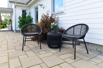 Hillerstorp Edanäs Bord Runt 35 cm Svart - Hillerstorp - Möbler - Bord & matgrupp - Avlastningsbord & sidobord