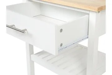 Hiuma Serveringsbord 58 cm - Vit - Möbler - Bord & matgrupp - Serveringsvagn & serveringsbord - Köksvagn