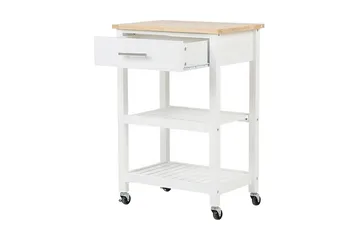 Hiuma Serveringsbord 58 cm - Vit - Möbler - Bord & matgrupp - Serveringsvagn & serveringsbord - Köksvagn