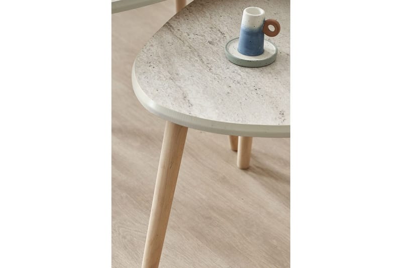 Horatio Satsbord 80 cm - Sand - Möbler - Bord & matgrupp - Avlastningsbord & sidobord - Satsbord