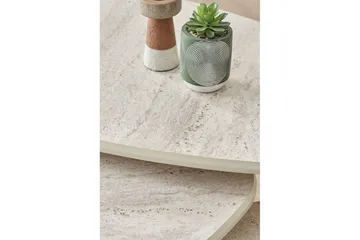 Horatio Satsbord 80 cm - Sand - Möbler - Bord & matgrupp - Avlastningsbord & sidobord - Satsbord