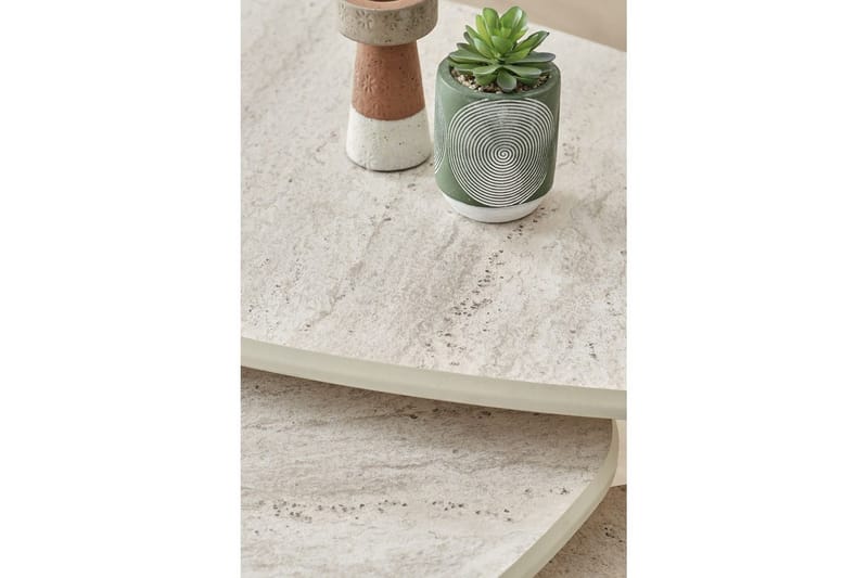 Horatio Satsbord 80 cm - Sand - Möbler - Bord & matgrupp - Avlastningsbord & sidobord - Satsbord