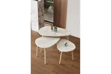 Horatio Satsbord 80 cm - Sand - Möbler - Bord & matgrupp - Avlastningsbord & sidobord - Satsbord