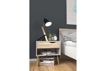 Hostafranc Sängbord 50,2 cm - Vit - Möbler - Bord & matgrupp - Avlastningsbord & sidobord - Sängbord & nattduksbord