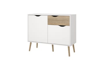 Hostafranc Skänk 98,7 cm - Vit - Förvaring - Förvaringsmöbler - Sideboard & skänk