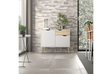 Hostafranc Skänk 98,7 cm - Vit - Förvaring - Förvaringsmöbler - Sideboard & skänk