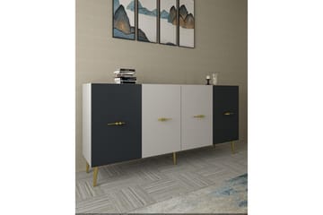 Huelva Konsollbord 150 cm - Vit/Antracit - Möbler - Bord & matgrupp - Avlastningsbord & sidobord - Konsolbord & hallbord