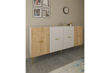 Huelva Konsollbord 150 cm - Vit/Ek - Möbler - Bord & matgrupp - Avlastningsbord & sidobord - Konsolbord & hallbord