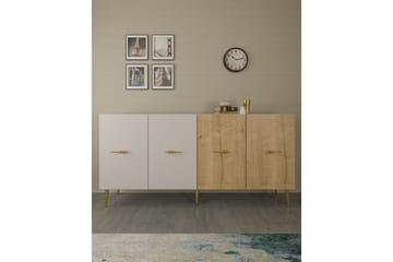 Huelva Konsollbord 150 cm - Vit/Ek - Möbler - Bord & matgrupp - Avlastningsbord & sidobord - Konsolbord & hallbord