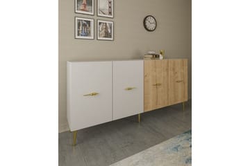 Huelva Konsollbord 150 cm - Vit/Ek - Möbler - Bord & matgrupp - Avlastningsbord & sidobord - Konsolbord & hallbord