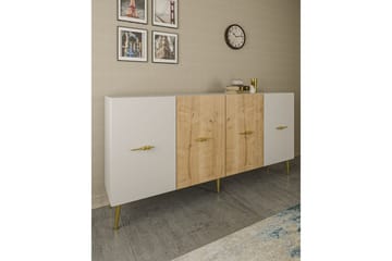 Huelva Konsollbord 150 cm - Vit/Ek - Möbler - Bord & matgrupp - Avlastningsbord & sidobord - Konsolbord & hallbord