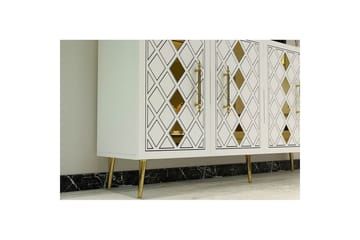 Ilna Konsollbord 150 cm - Guld/Vit - Möbler - Bord & matgrupp - Avlastningsbord & sidobord - Konsolbord & hallbord