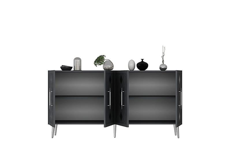 Ilna Konsollbord 150 cm - Silver/Antracit - Möbler - Bord & matgrupp - Avlastningsbord & sidobord - Konsolbord & hallbord