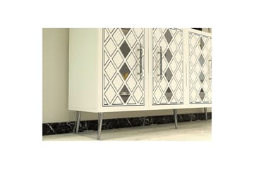 Ilna Konsollbord 150 cm - Vit/Silver - Möbler - Bord & matgrupp - Avlastningsbord & sidobord - Konsolbord & hallbord