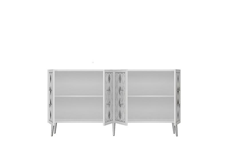 Ilna Konsollbord 150 cm - Vit/Silver - Möbler - Bord & matgrupp - Avlastningsbord & sidobord - Konsolbord & hallbord
