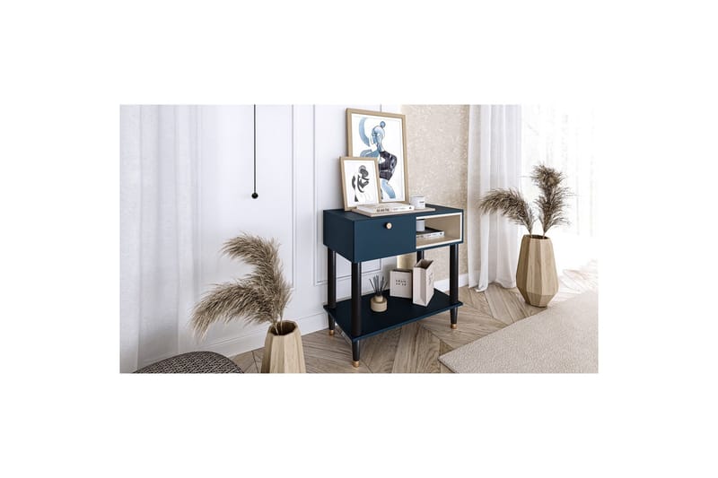 Includo Konsollbord 80 cm - Blå - Möbler - Bord & matgrupp - Avlastningsbord & sidobord - Konsolbord & hallbord