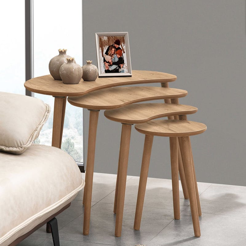 Indumati Satsbord 75 cm - Ek - Möbler - Bord & matgrupp - Avlastningsbord & sidobord - Satsbord