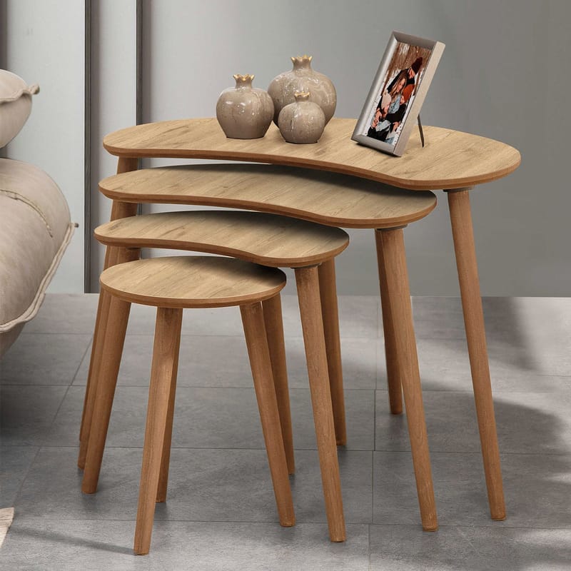 Indumati Satsbord 75 cm - Ek - Möbler - Bord & matgrupp - Avlastningsbord & sidobord - Satsbord