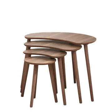 Indumati Satsbord 75 cm - Valnöt - Möbler - Bord & matgrupp - Avlastningsbord & sidobord - Satsbord