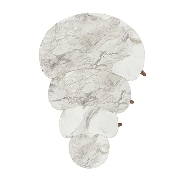 Indumati Satsbord 75 cm - Vit - Möbler - Bord & matgrupp - Avlastningsbord & sidobord - Satsbord