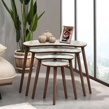 Indumati Satsbord 75 cm - Vit - Möbler - Bord & matgrupp - Avlastningsbord & sidobord - Satsbord