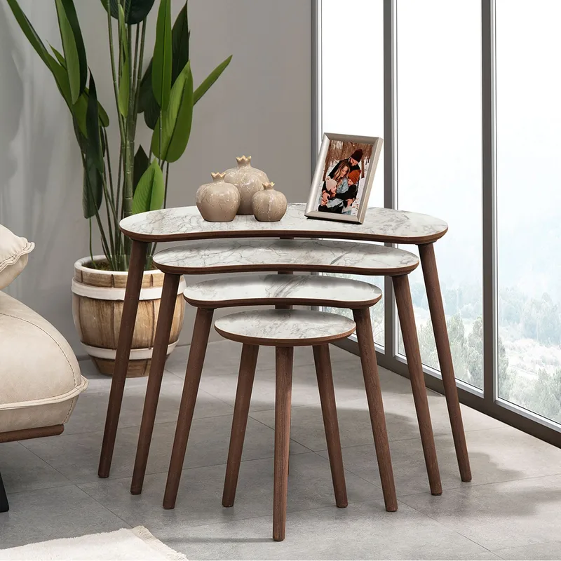 Indumati Satsbord 75 cm - Vit - Möbler - Bord & matgrupp - Avlastningsbord & sidobord - Satsbord