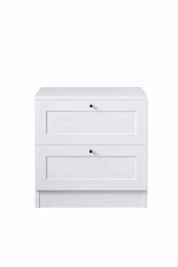 Interlaken Nattduksbord 50 cm - Vit - Möbler - Bord & matgrupp - Avlastningsbord & sidobord - Sängbord & nattduksbord