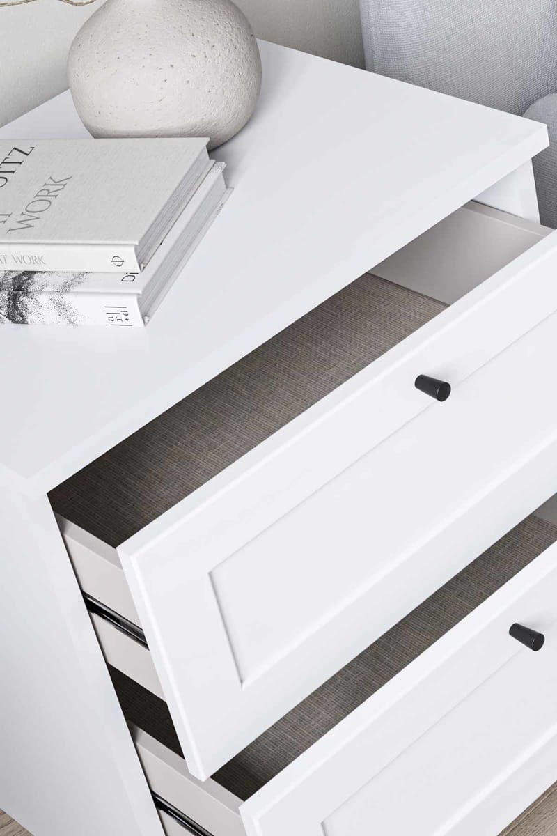 Interlaken Nattduksbord 50 cm - Vit - Möbler - Bord & matgrupp - Avlastningsbord & sidobord - Sängbord & nattduksbord