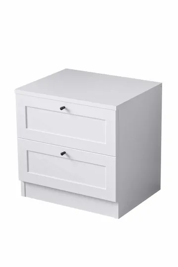 Interlaken Nattduksbord 50 cm - Vit - Möbler - Bord & matgrupp - Avlastningsbord & sidobord - Sängbord & nattduksbord