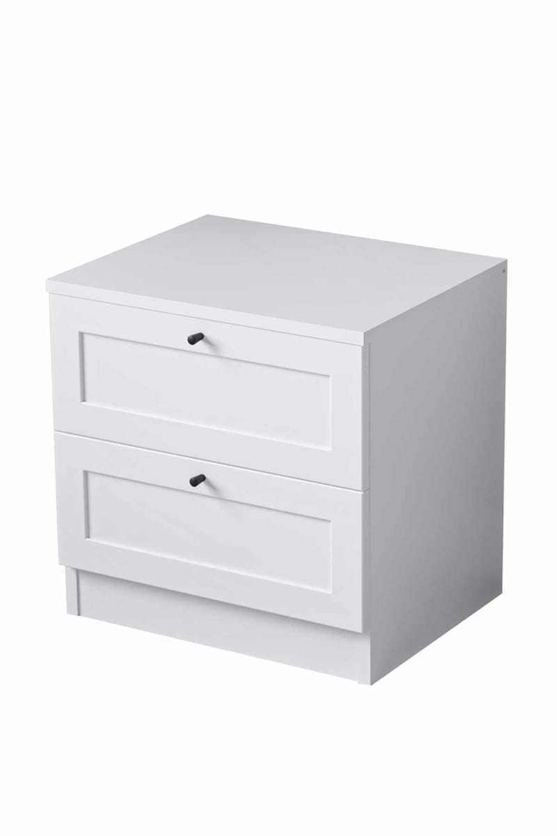 Interlaken Nattduksbord 50 cm - Vit - Möbler - Bord & matgrupp - Avlastningsbord & sidobord - Sängbord & nattduksbord