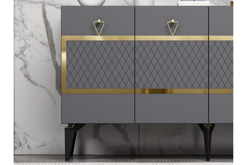 Ipek Konsollbord 150 cm - Antracit/Guld - Möbler - Bord & matgrupp - Avlastningsbord & sidobord - Konsolbord & hallbord