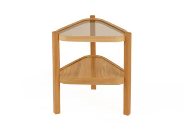Isdahl Satsbord (2 delar) 45x60x45 cm - Ek Transparent - Möbler - Bord & matgrupp - Avlastningsbord & sidobord - Satsbord