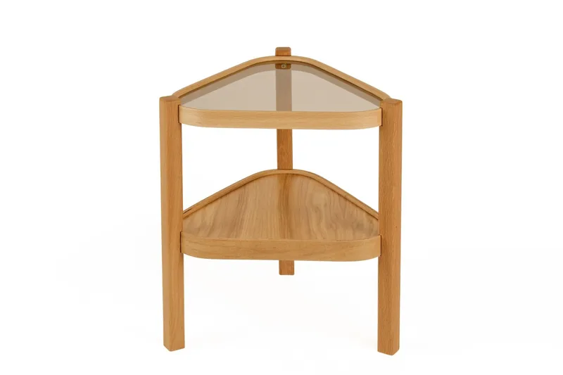 Isdahl Satsbord (2 delar) 45x60x45 cm - Ek Transparent - Möbler - Bord & matgrupp - Avlastningsbord & sidobord - Satsbord