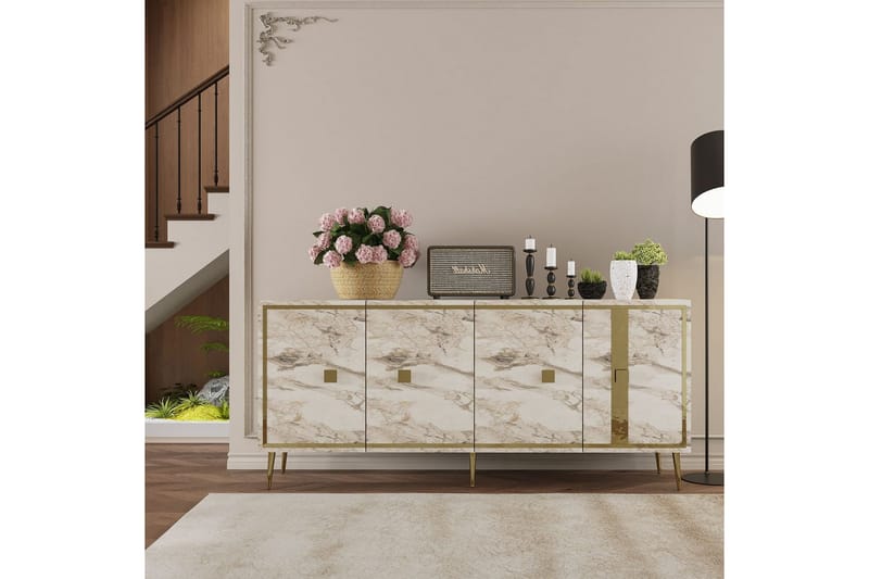 Ivara Konsollbord 150 cm - Beige - Möbler - Bord & matgrupp - Avlastningsbord & sidobord - Konsolbord & hallbord