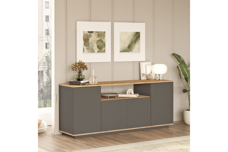 Jaivind Konsollbord 180 cm - Brun/Antracit - Möbler - Bord & matgrupp - Avlastningsbord & sidobord - Konsolbord & hallbord