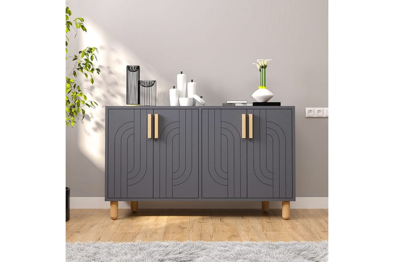 Januka Konsollbord 120 cm - Antracit - Möbler - Bord & matgrupp - Avlastningsbord & sidobord - Konsolbord & hallbord