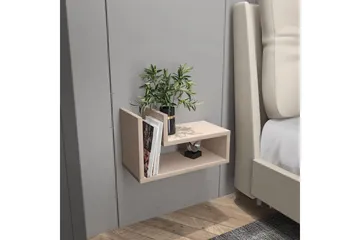 Jarlech Sängbord 45 cm - Beige - Möbler - Bord & matgrupp - Avlastningsbord & sidobord - Sängbord & nattduksbord