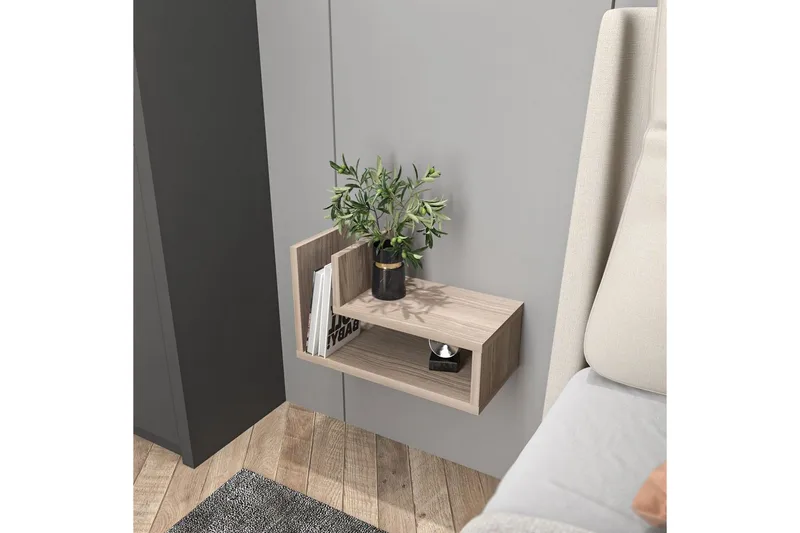 Jarlech Sängbord 45 cm - Röd - Möbler - Bord & matgrupp - Avlastningsbord & sidobord - Sängbord & nattduksbord