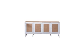 Jatinder Konsollbord 80 cm - Mediumfärgat trä/Vit - Möbler - Bord & matgrupp - Avlastningsbord & sidobord - Konsolbord & hallbord