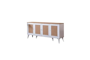 Jatinder Konsollbord 80 cm - Mediumfärgat trä/Vit - Möbler - Bord & matgrupp - Avlastningsbord & sidobord - Konsolbord & hallbord