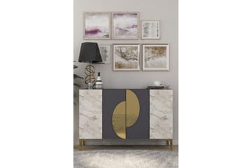 Jorel Konsollbord 120 cm - Antracit/Guld - Möbler - Bord & matgrupp - Avlastningsbord & sidobord - Konsolbord & hallbord